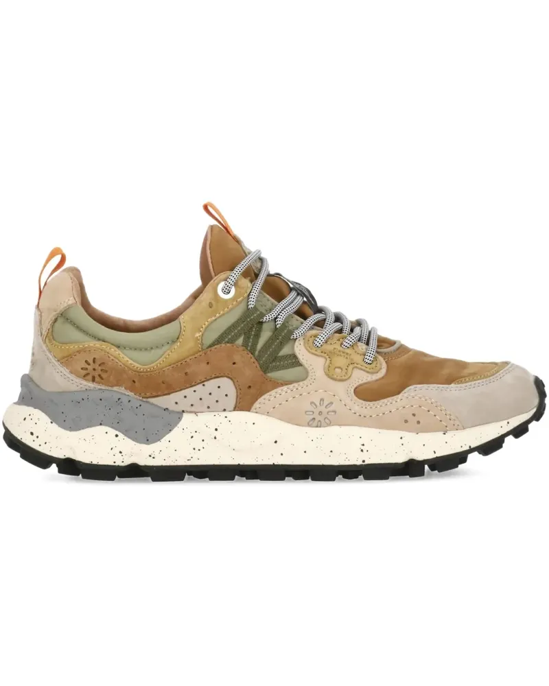 Flower MOUNTAIN Sneakers aus Wildleder mit Logo - Braun Braun