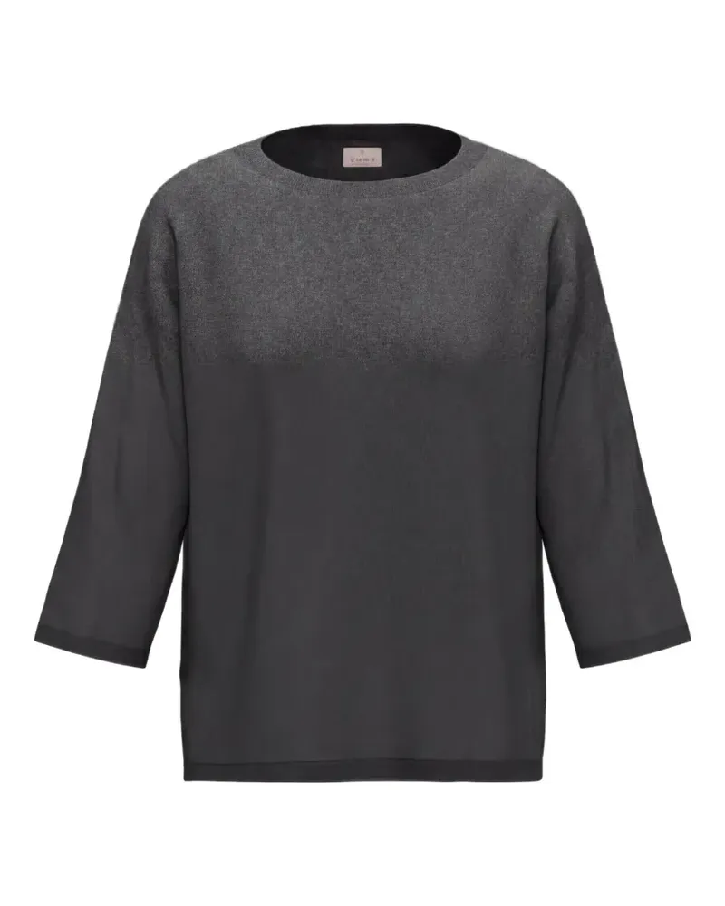 MARELLA three-quarter-sleeve crew neck top - Grau Grau