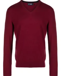 Hackett Pullover mit Ellenbogen-Patches Violett