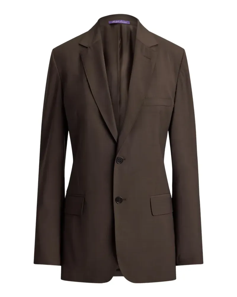 Ralph Lauren Einreihiges Marcy Sakko - Braun Braun