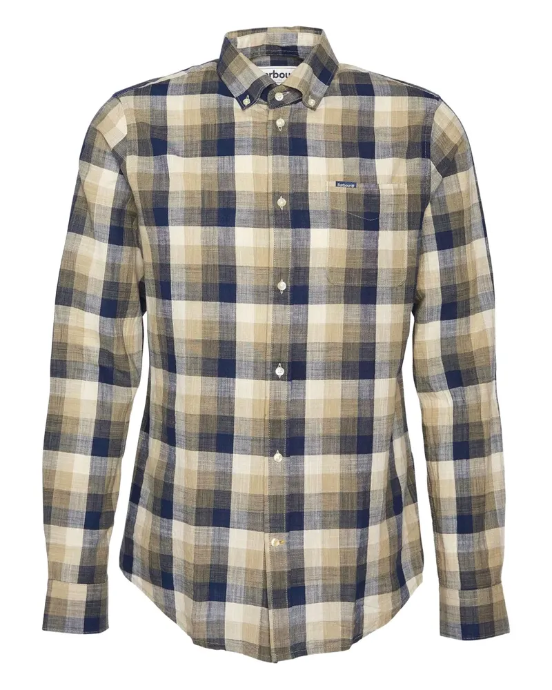 Barbour Kariertes Hemd - Blau Blau
