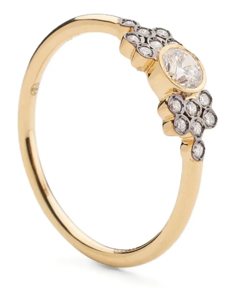 Yannis Sergakis 18kt La Pierre Gelbgoldring mit Diamanten Gold