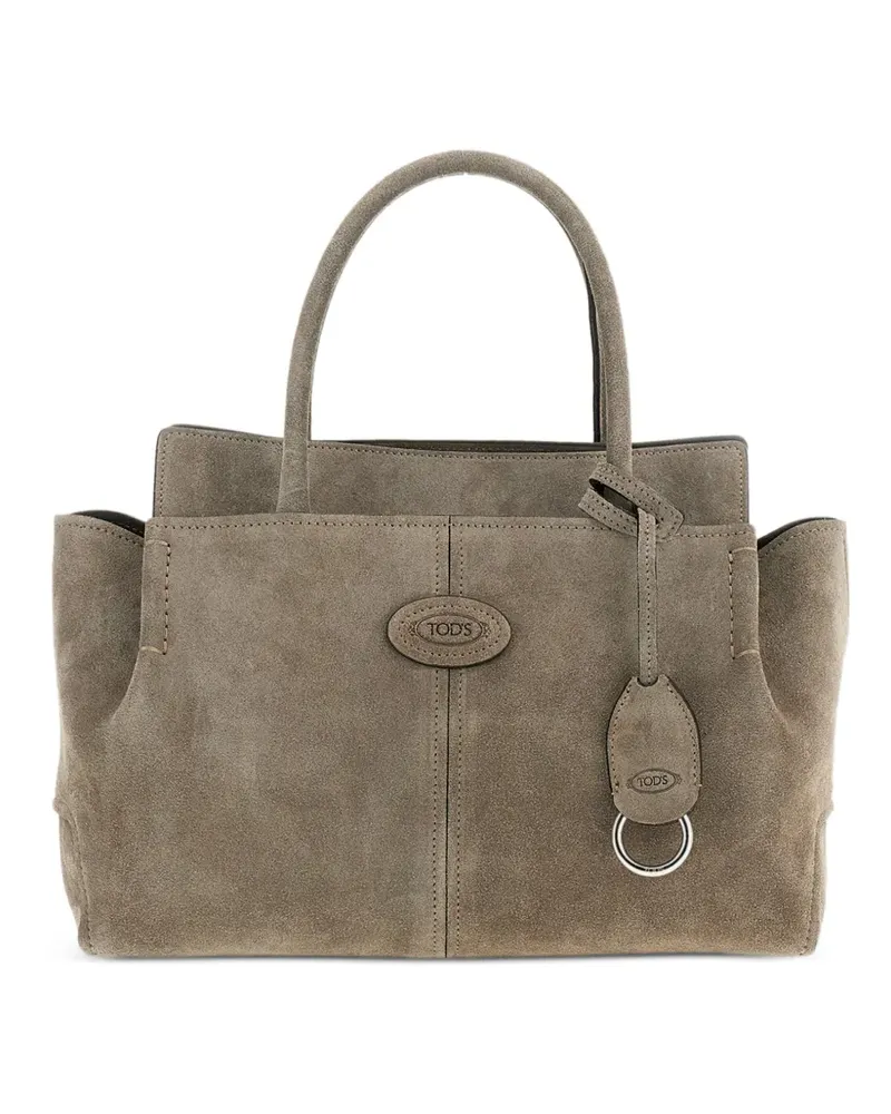 TOD'S Tote Bag mit Logo-Patch - Grau Grau