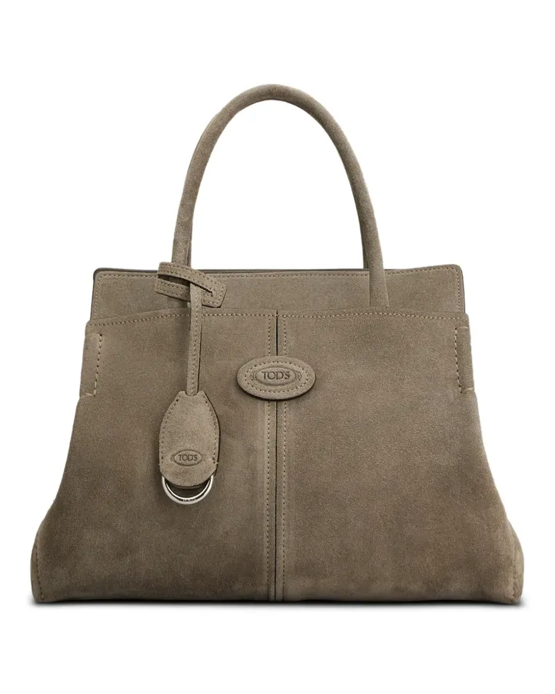TOD'S Tote Bag mit Logo-Patch - Grau Grau