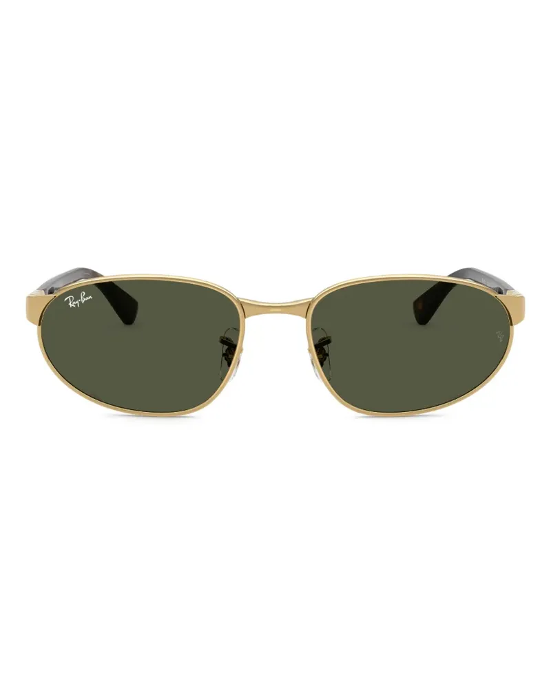 Ray Ban oval-frame sunglasses - Gold Gold