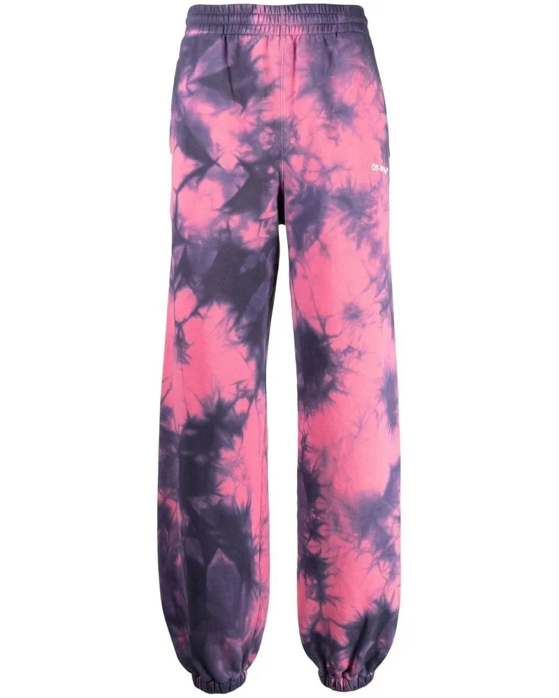 OFF-WHITE Jogginghose mit diagonalen Streifen - Rosa Rosa