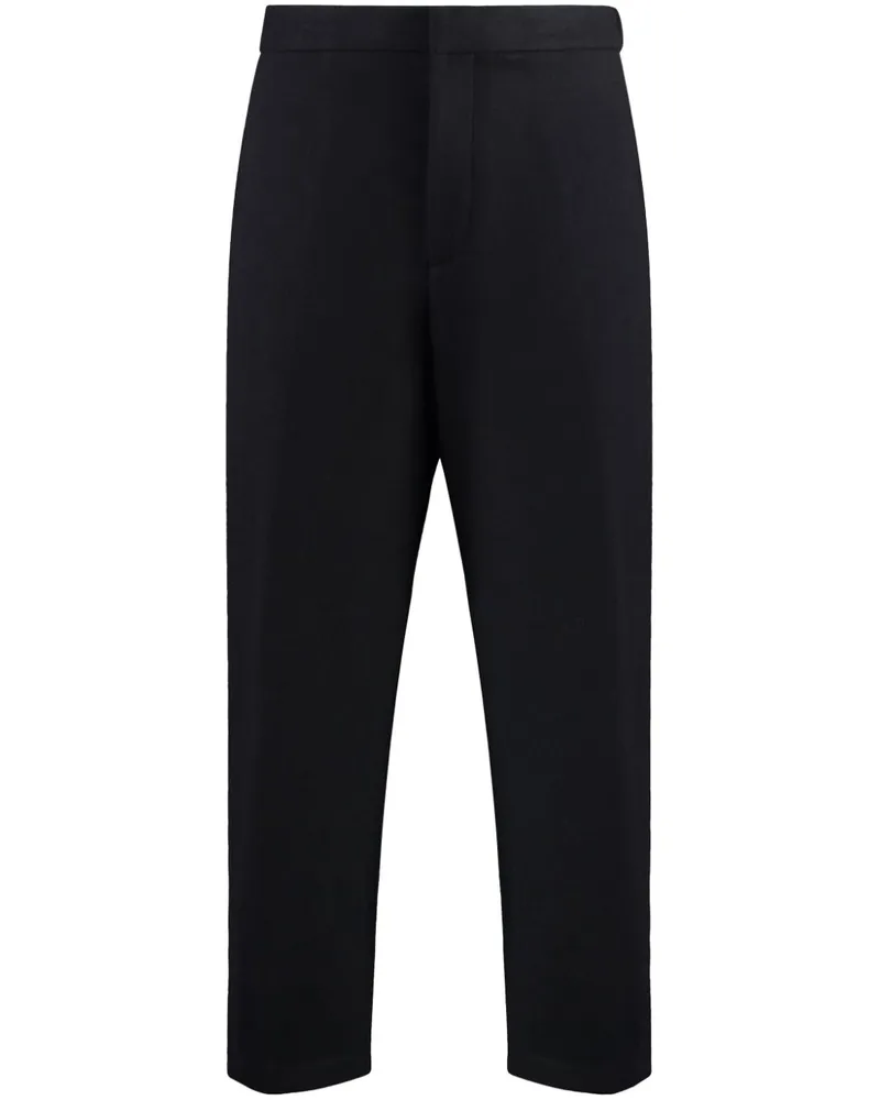 Jil Sander Hose aus Wolle - Schwarz Schwarz