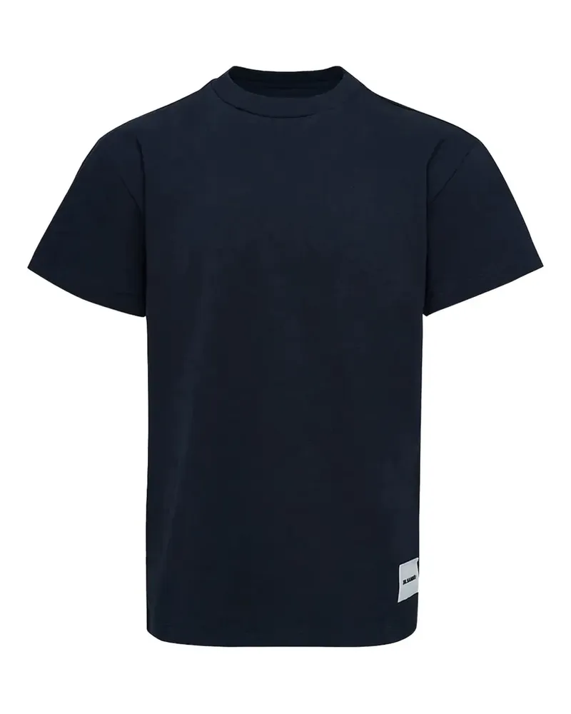 Jil Sander T-Shirt mit rundem Ausschnitt - Blau Blau