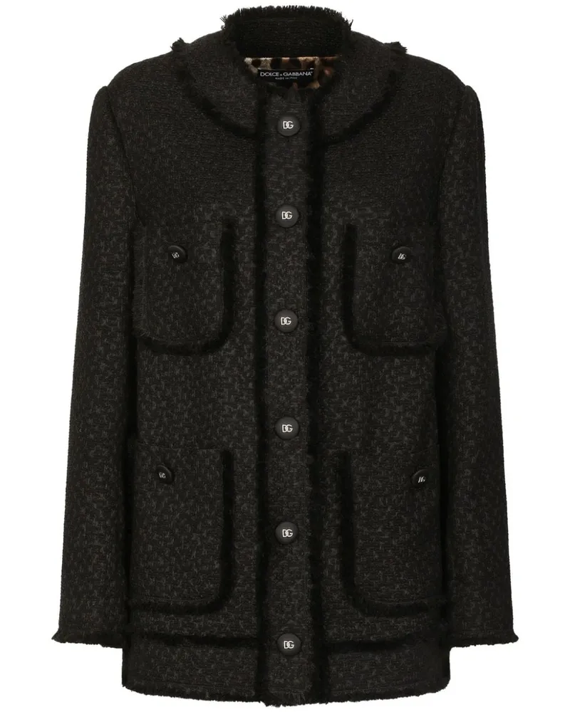 Dolce & Gabbana Jacke mit mehreren Taschen - Schwarz Schwarz