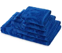 Set aus fünf Handtüchern mit Barocco-Muster