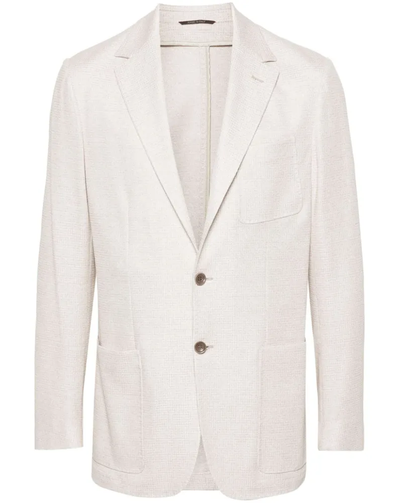 Canali Meliertes Sakko - Nude Nude