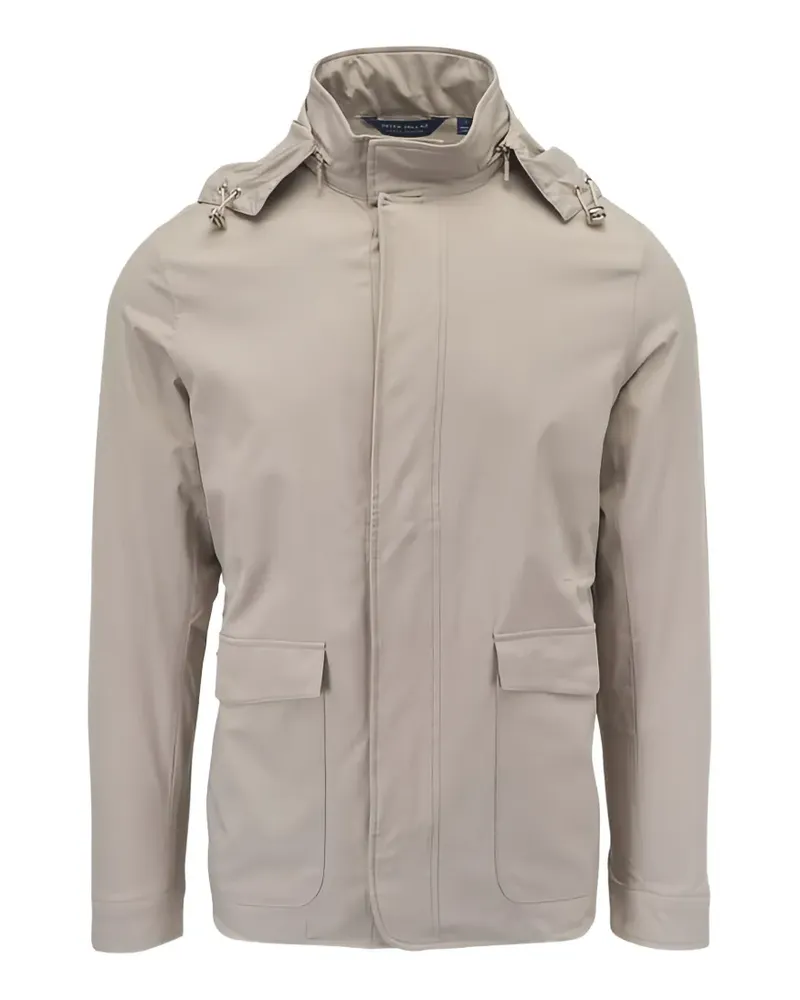 Peter Millar hooded pocket jacket - Nude Nude
