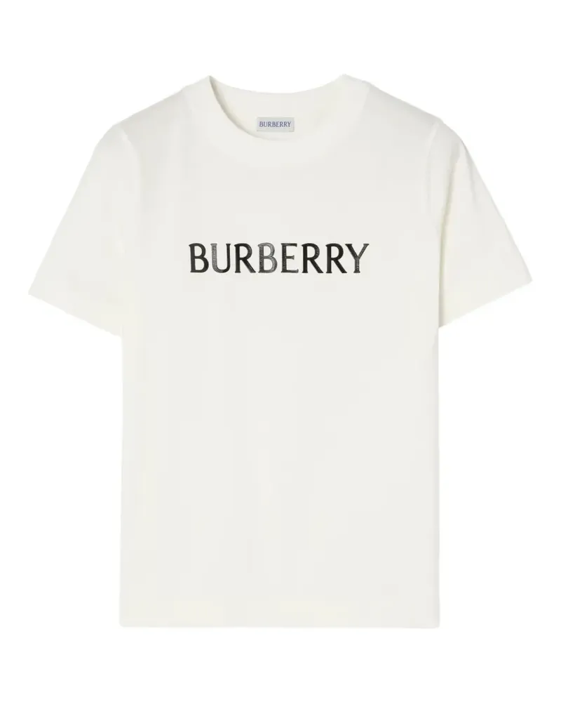 Burberry T-Shirt mit Logo - Nude Nude