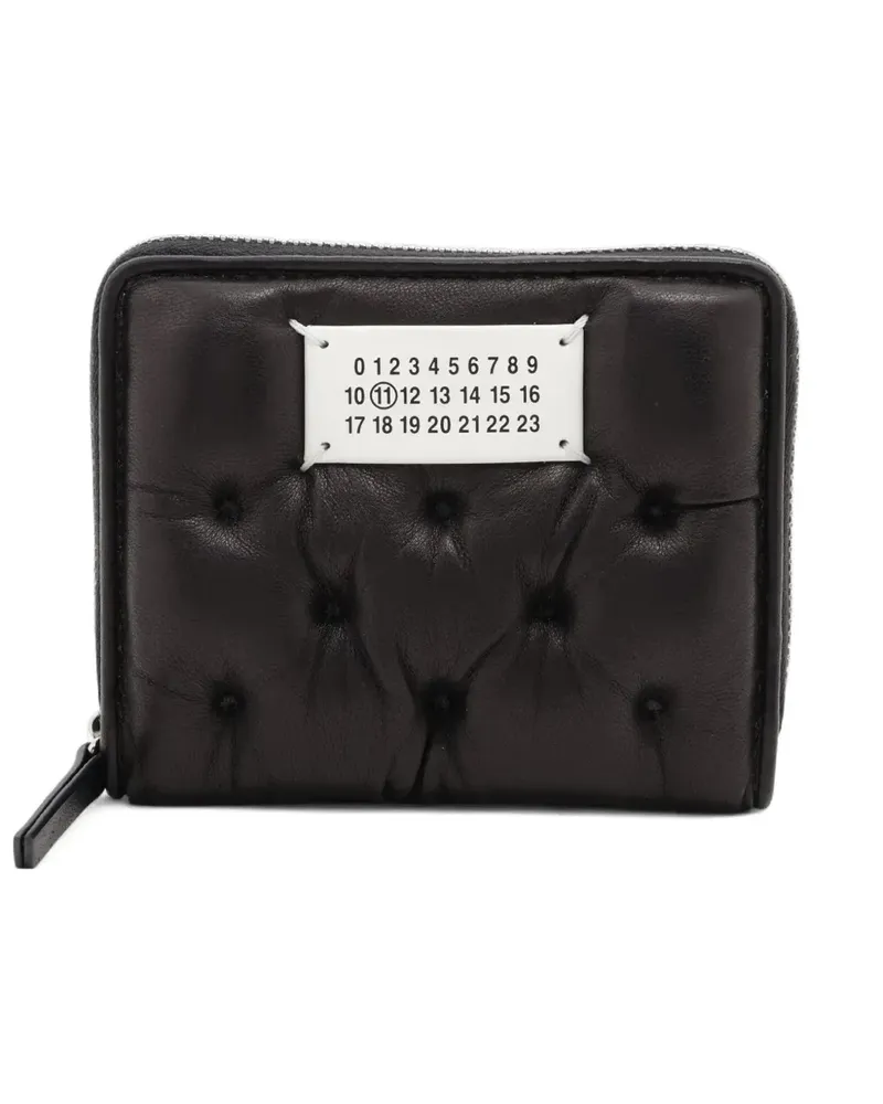 Maison Margiela leather zip wallet - Schwarz Schwarz