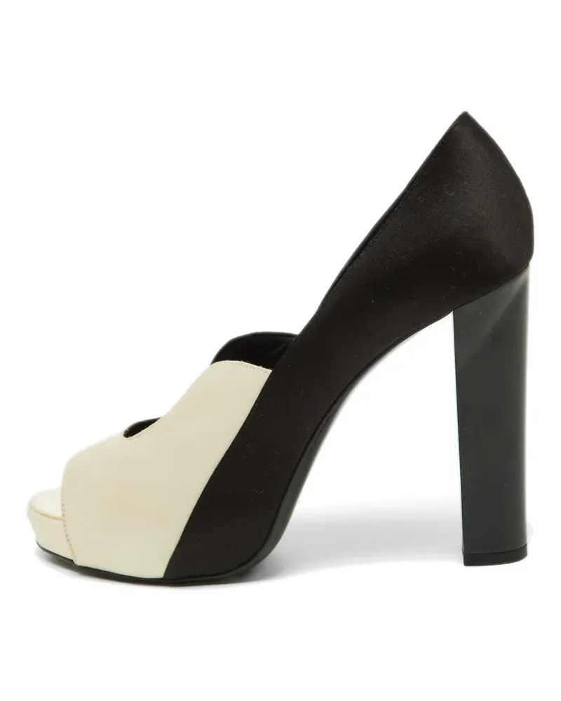 Pierre Hardy Peeptoe-Pumps mit Plateau - Schwarz Schwarz