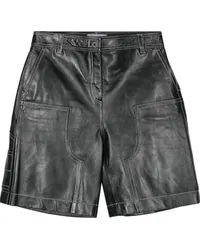 STAND Rue Ledershorts Schwarz