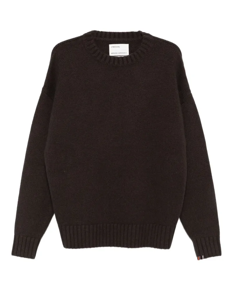 extreme cashmere Pullover aus Kaschmir - Braun Braun