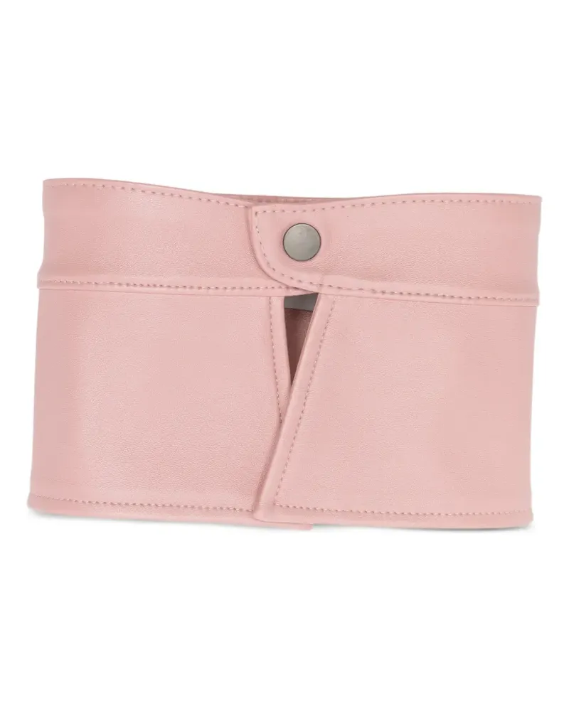 MRZ Kragen mit Druckknopfverschluss - Rosa Rosa