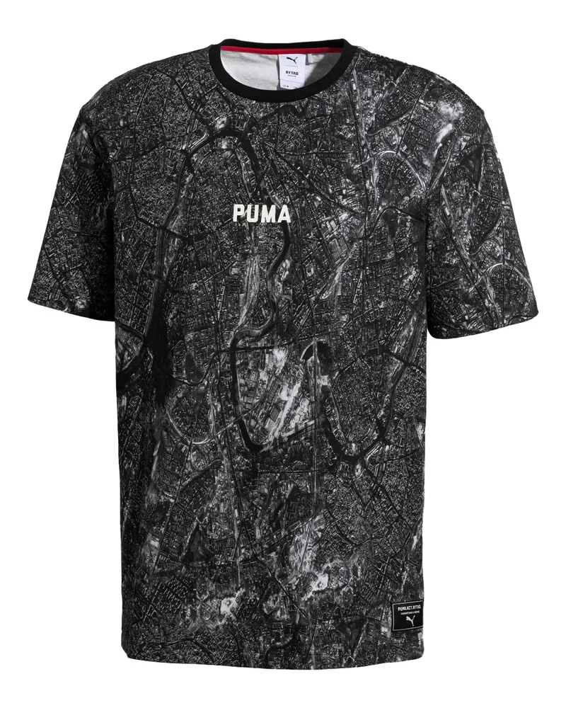Puma x Aytao T-Shirt mit Print - Schwarz Schwarz