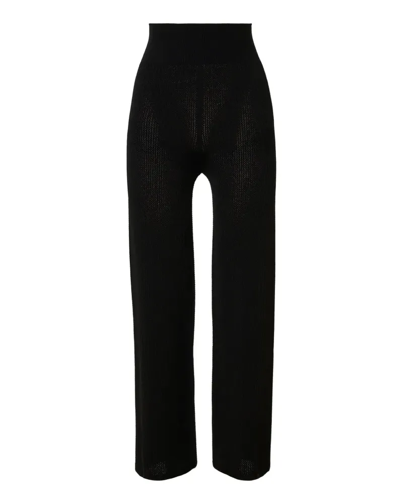 Wolford Nahtlose Hose aus Mikro-Mesh - Schwarz Schwarz