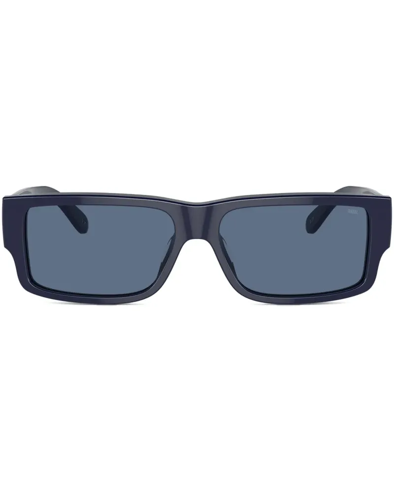Diesel 0DL2003 Sonnenbrille mit eckigem Gestell - Blau Blau