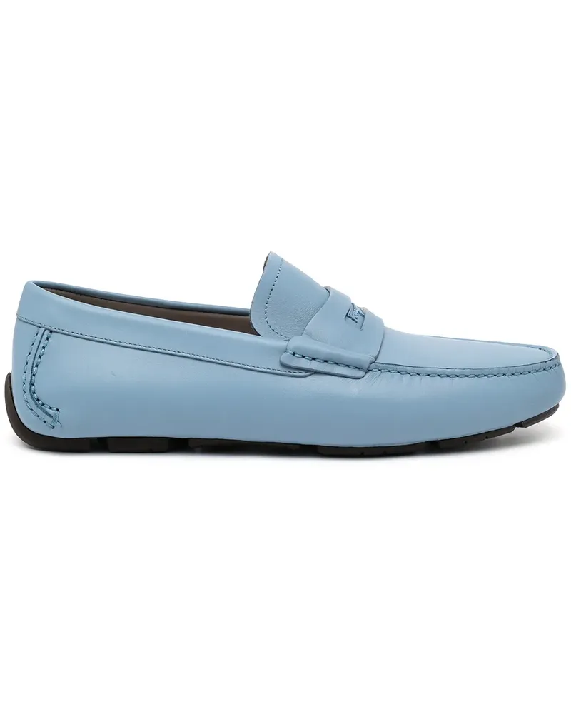 Ferragamo Loafer mit runder Kappe - Blau Blau