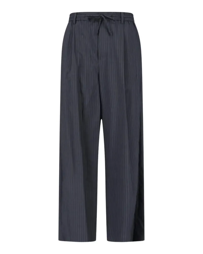 Dunst pinstriped drawstring trousers - Grau Grau