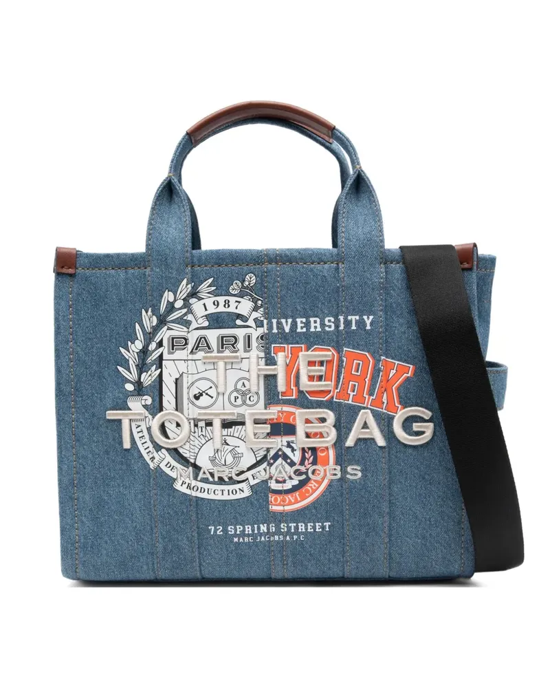 A.P.C. graphic-print tote bag - Blau Blau