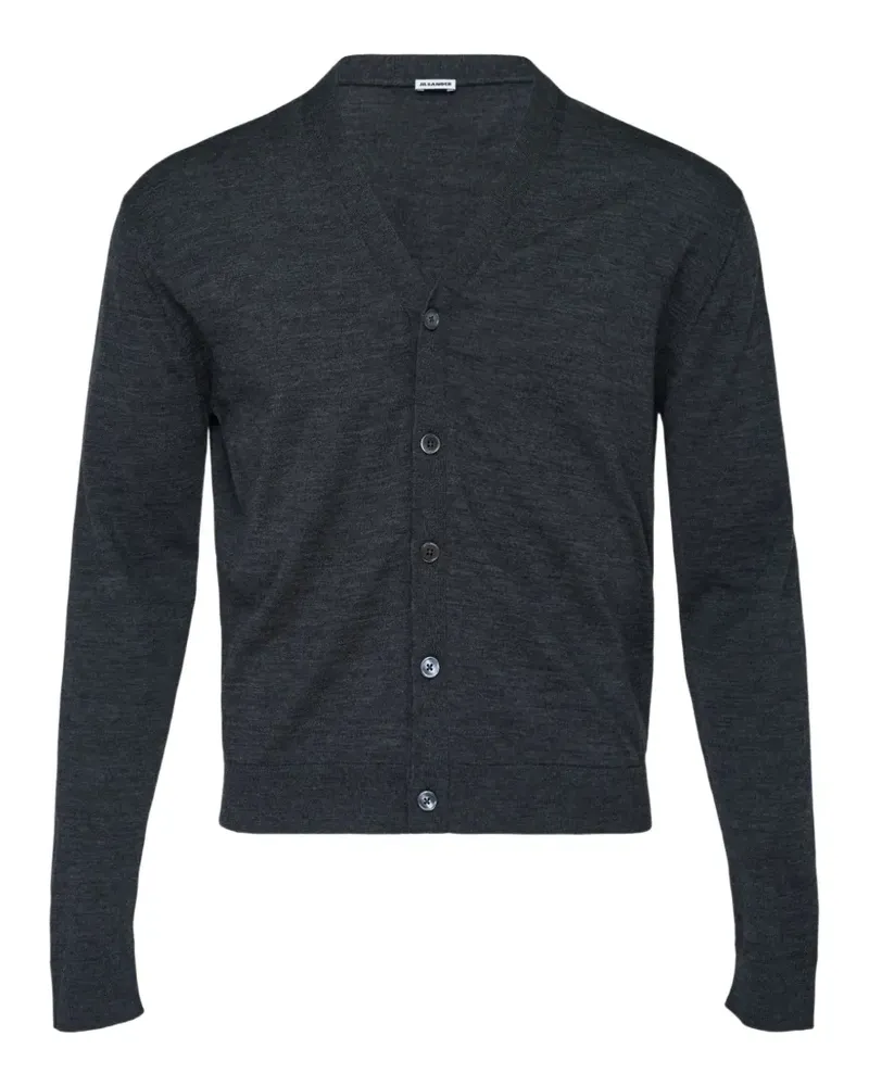 Jil Sander Cardigan mit V-Ausschnitt - Grau Grau