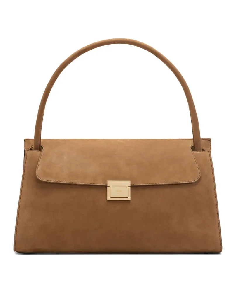 AMI Paris Mimi Schultertasche - Braun Braun