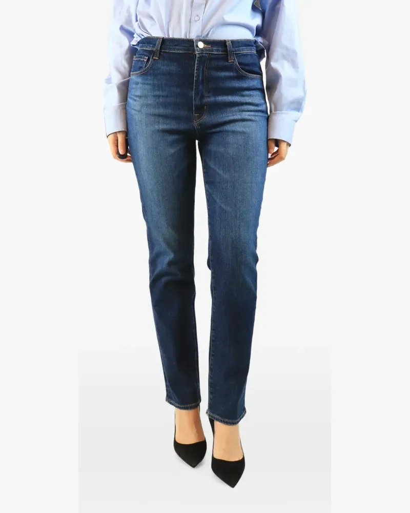 J Brand Teagan Skinny-Jeans mit hohem Bund - Blau Blau