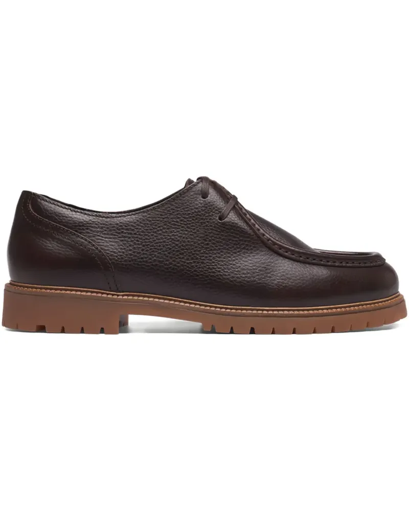 LES DEUX Schnürschuhe aus Leder - Braun Braun