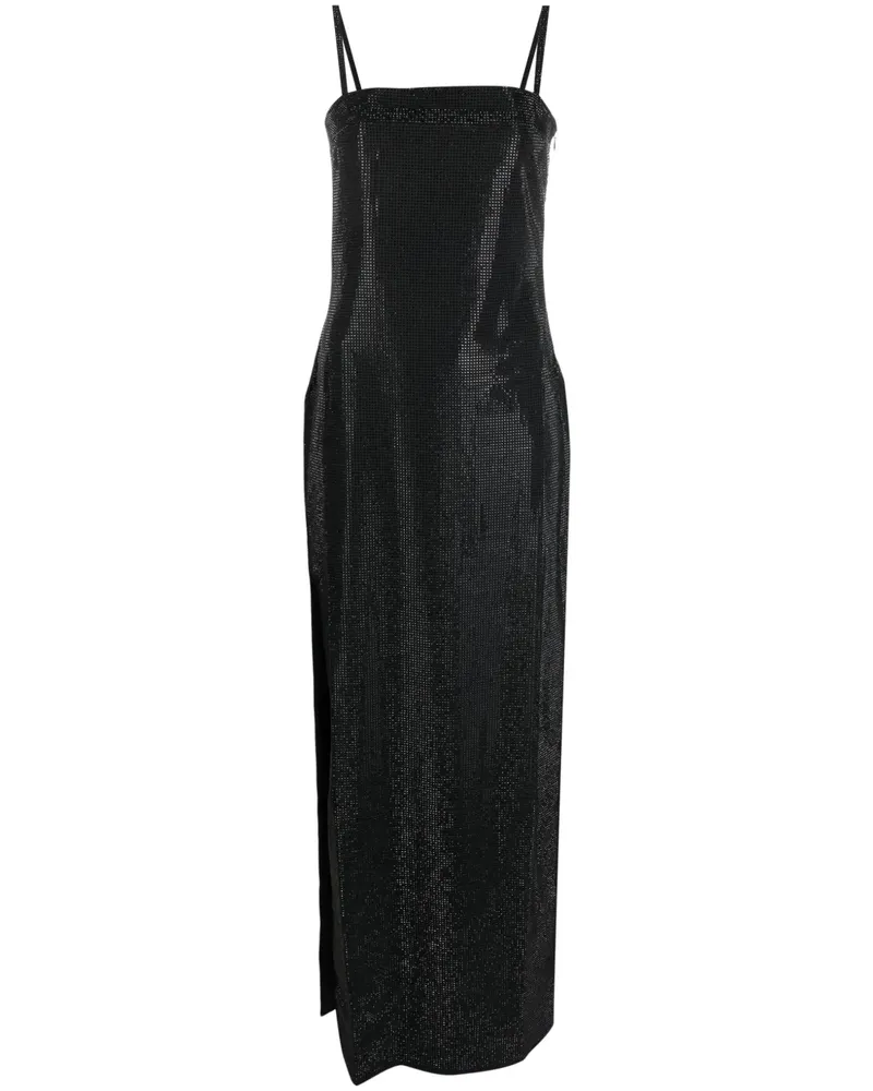 Blumarine Trägerkleid mit eckigem Ausschnitt - Schwarz Schwarz
