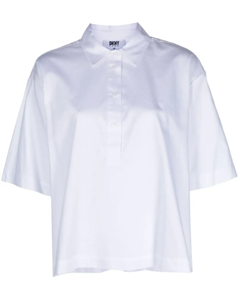 DKNY Kurzärmeliges Hemd Weiß