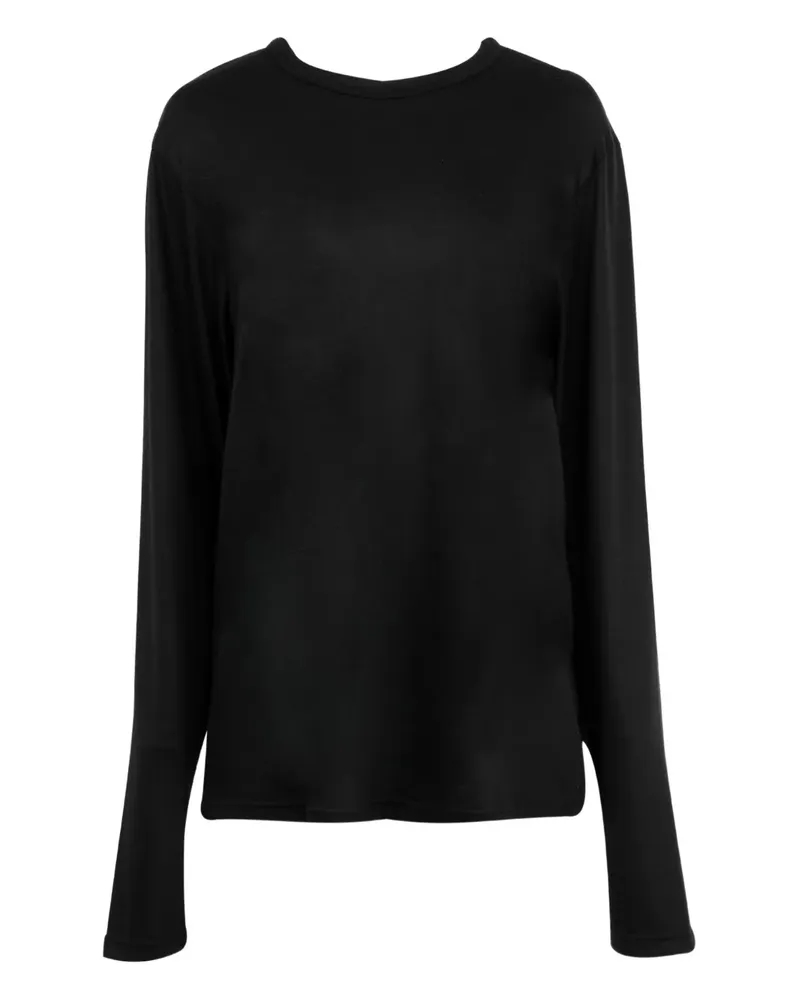 Gabriela Hearst Pacific Langarmshirt - Schwarz Schwarz