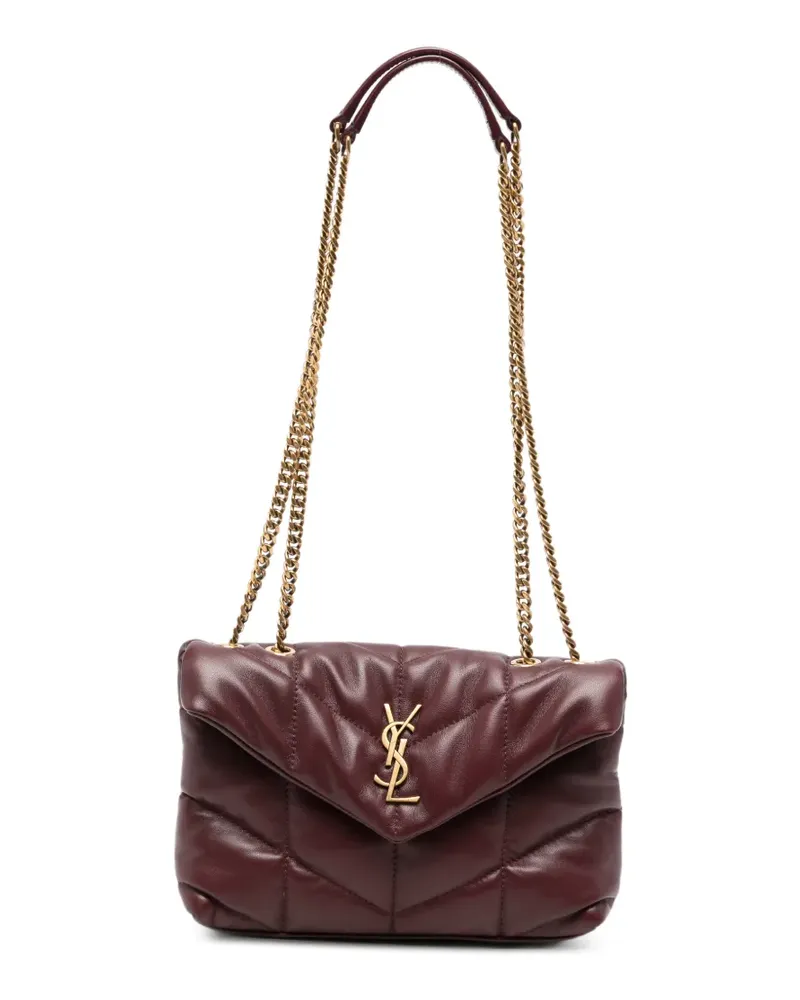 Saint Laurent Toy Puffer Schultertasche - Rot Rot