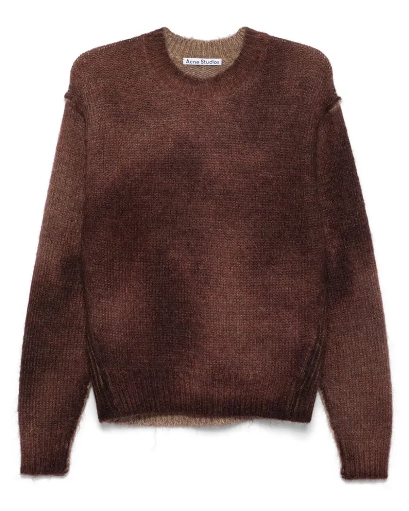 Acne Studios Pullover mit Spray-Effekt - Rot Rot