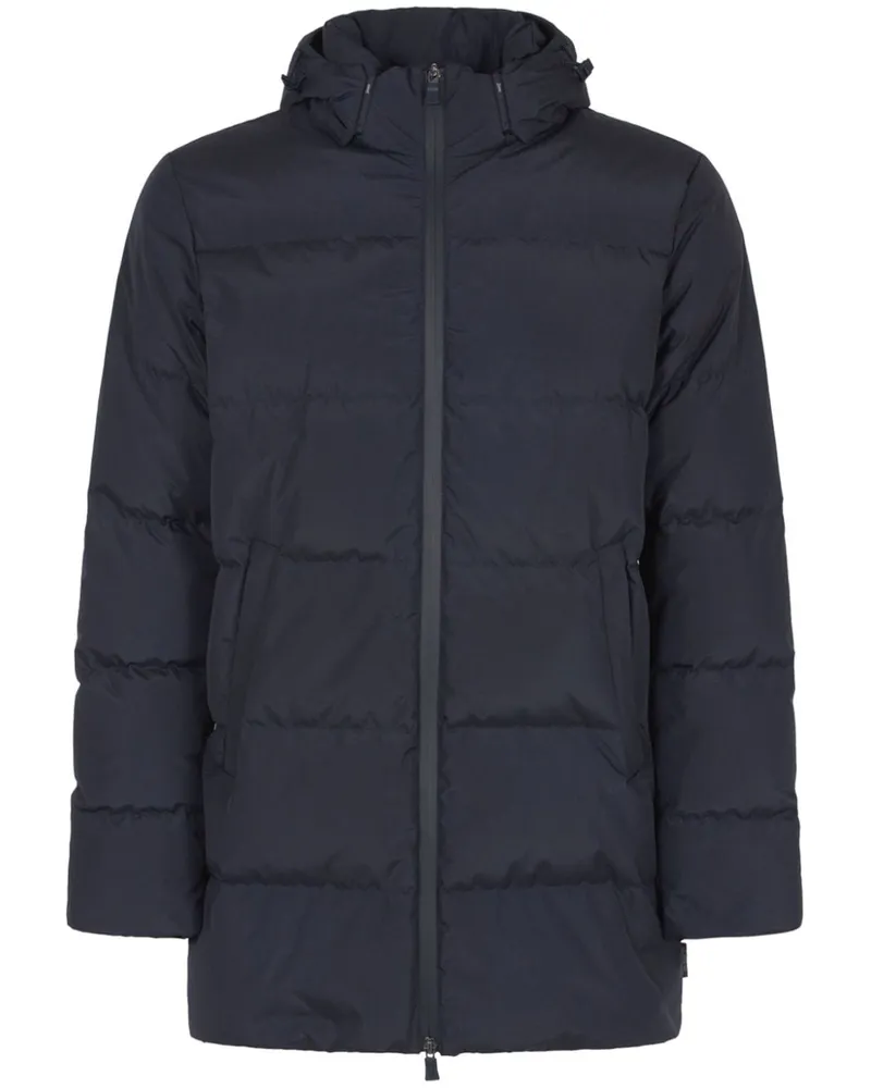 Herno Gefütterter Mantel - Blau Blau