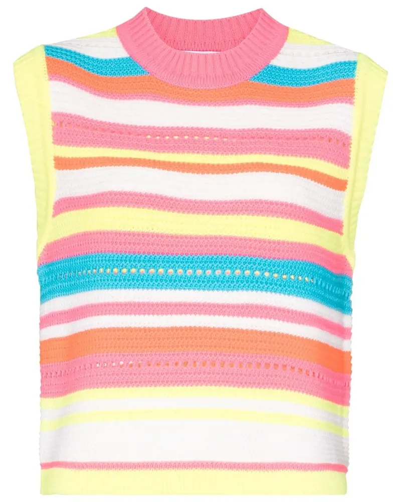 Mira Mikati Gestreifter Pullunder - Rosa Rosa