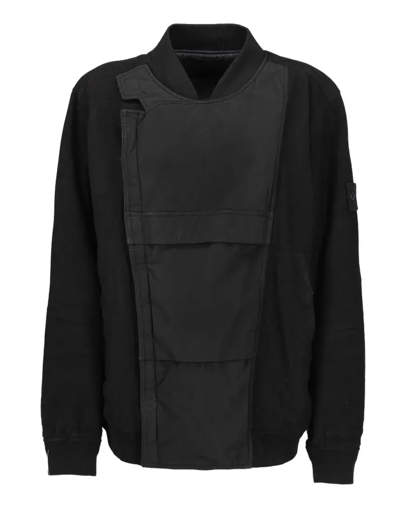 Stone Island Compass-patch panelled jacket - Schwarz Schwarz