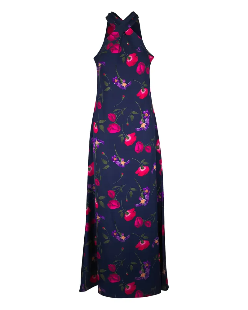Sachin & Babi Laurant Maxikleid mit Blumenmuster - Blau Blau