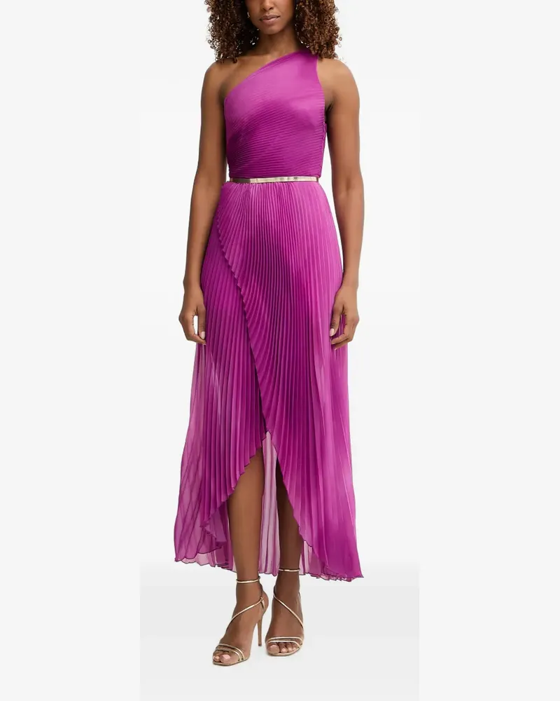 Simona Corsellini One-Shoulder-Kleid - Violett Violett