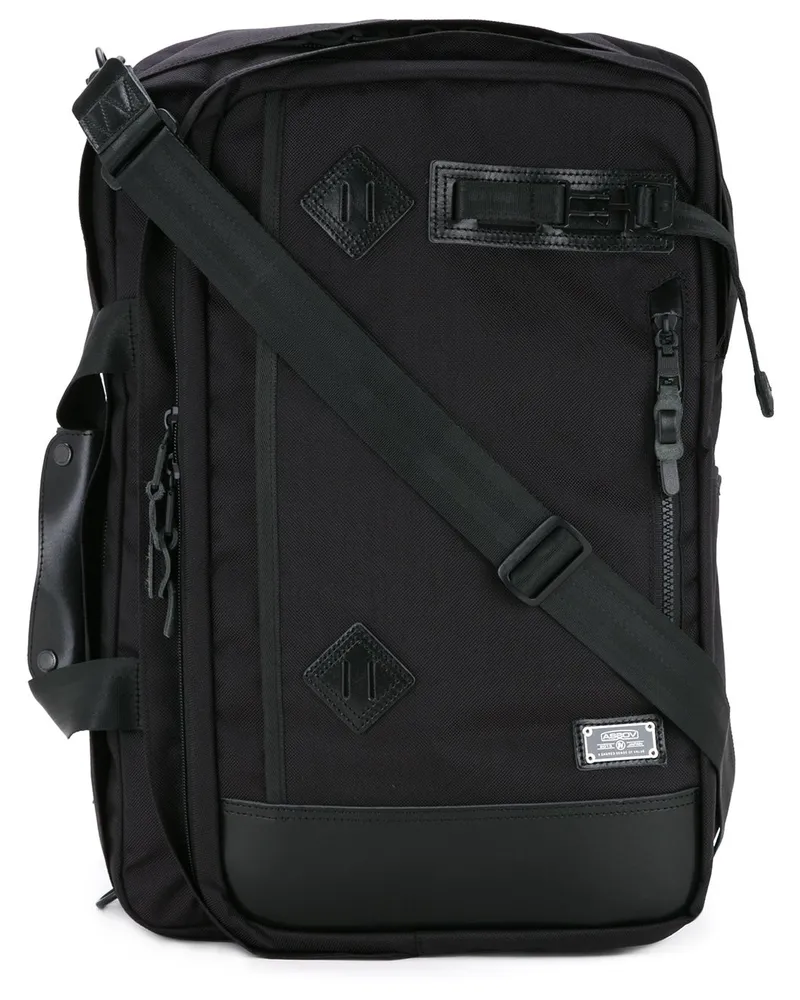 AS2OV Großer Rucksack - Schwarz Schwarz