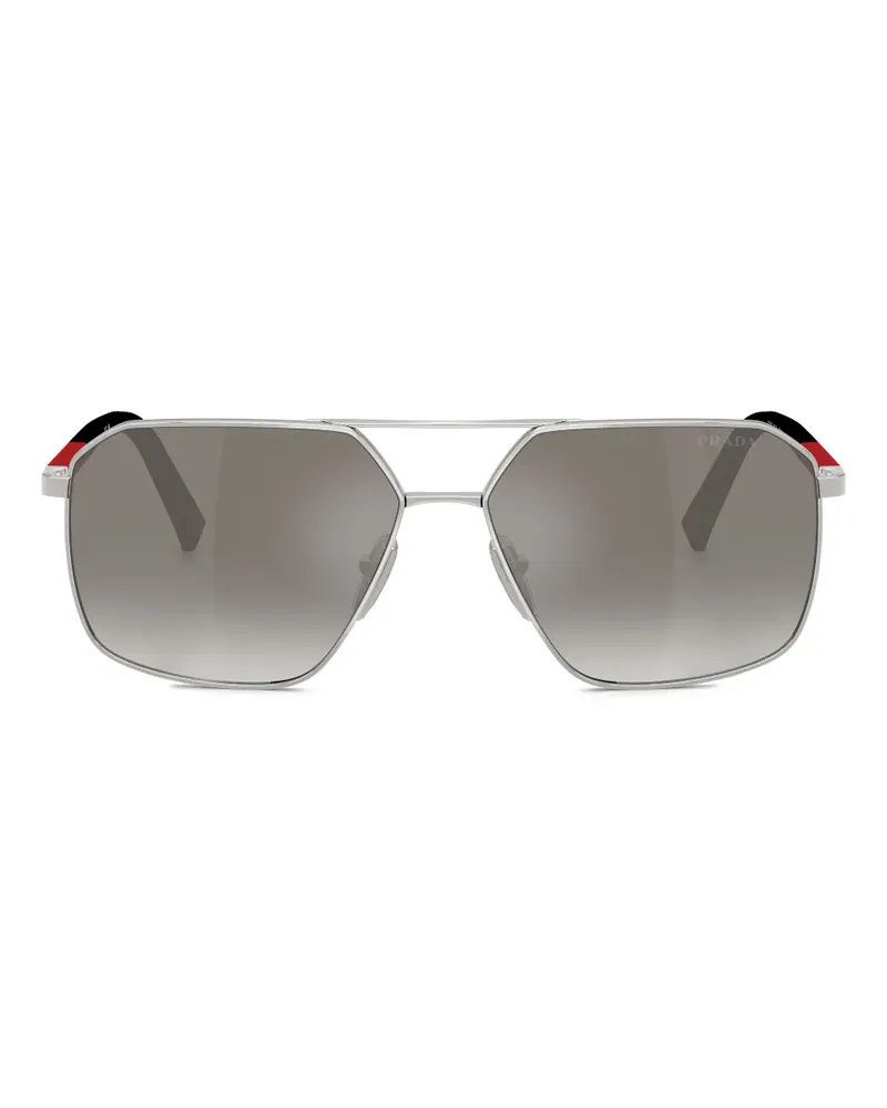 Prada Getönte Pilotenbrille - Silber Silber