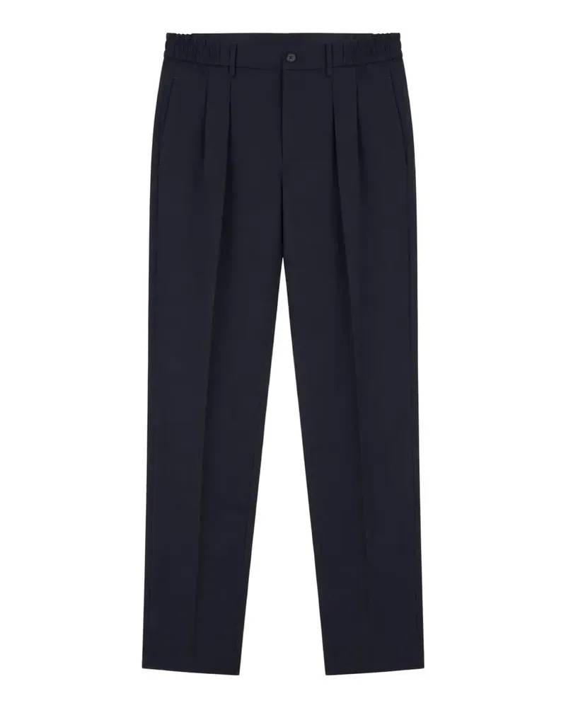 Tagliatore pleated elasticated-waistband trousers - Blau Blau