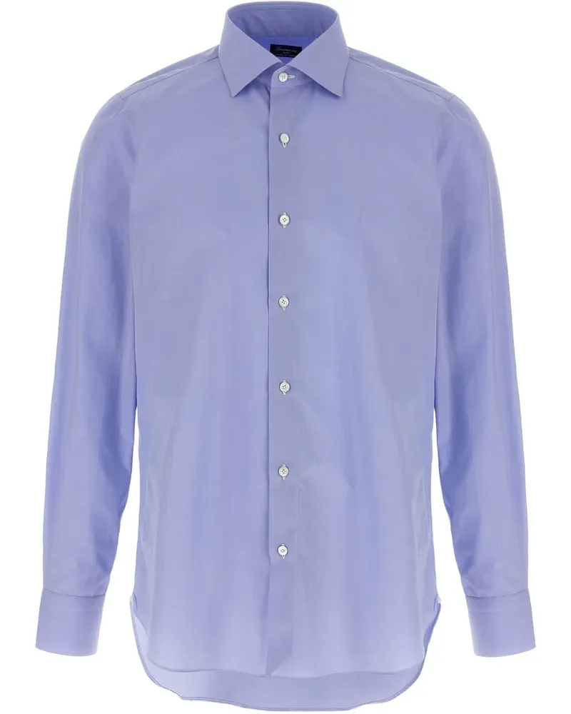 Finamore 1925 Napoli Hemd - Blau Blau