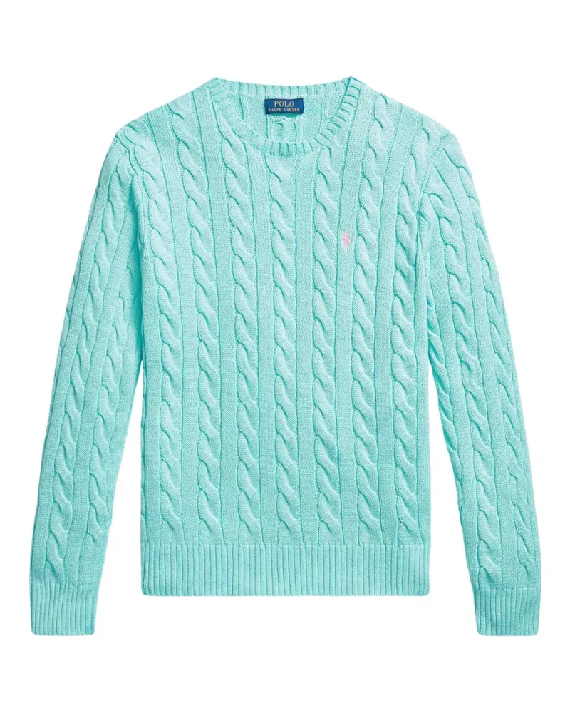Ralph Lauren Pullover mit Zopfmuster - Blau Blau