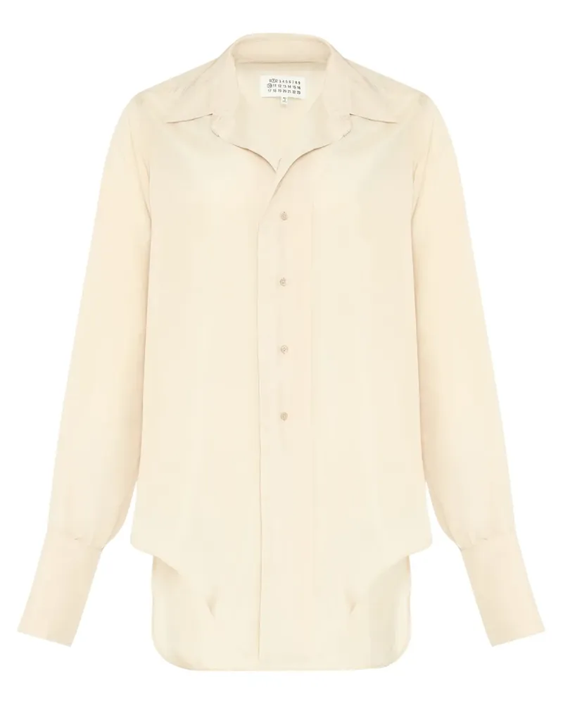 Maison Margiela Hemd mit fallendem Saum - Nude Nude