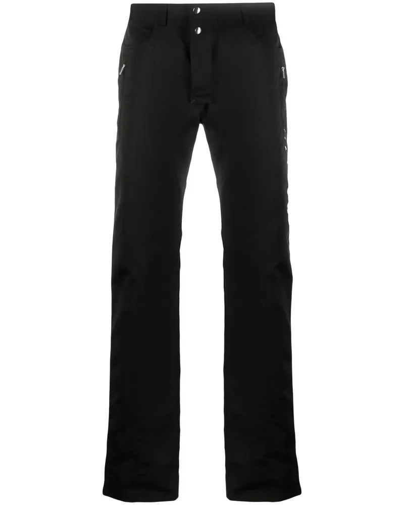1017 ALYX 9SM Gerade Hose mit Logo-Print - Schwarz Schwarz