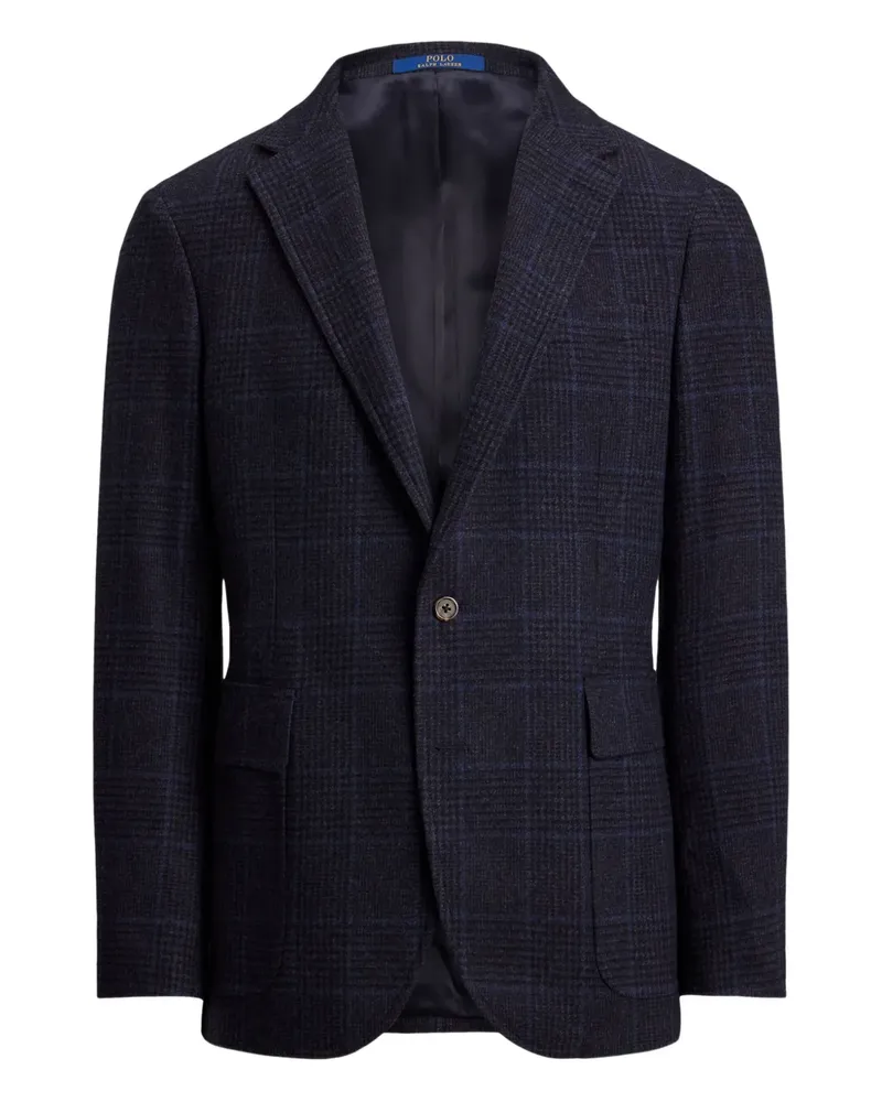 Ralph Lauren Sakko mit Glencheck-Muster - Blau Blau